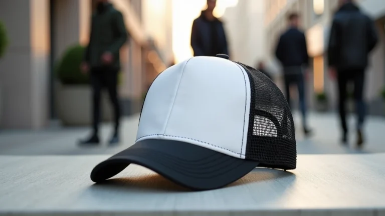 Black and White Trucker Hats